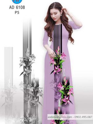 Vải áo dài Hoa Ly kiểu mới AD 6108 26 1583222560 621 Vai ao dai Hoa Ly kieu moi AD 6108