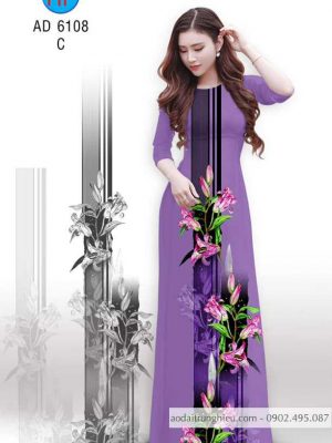 Vải áo dài Hoa Ly kiểu mới AD 6108 35 1583222560 673 Vai ao dai Hoa Ly kieu moi AD 6108