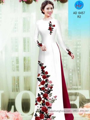 Vải áo dài Hoa hồng kiểu mới AD 6457 22 1583222656 541 Vai ao dai Hoa hong kieu moi AD 6457