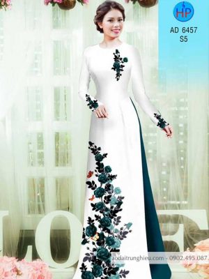Vải áo dài Hoa hồng kiểu mới AD 6457 25 1583222657 702 Vai ao dai Hoa hong kieu moi AD 6457