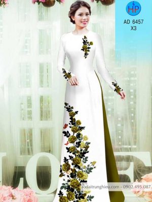 Vải áo dài Hoa hồng kiểu mới AD 6457 29 1583222658 585 Vai ao dai Hoa hong kieu moi AD 6457