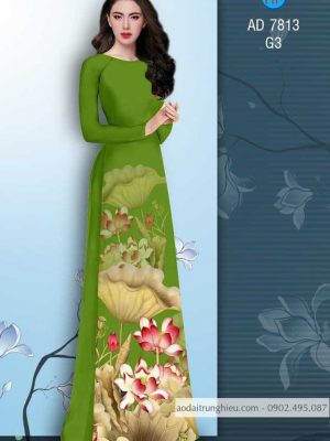 Vải áo dài Hoa Sen thiết kế 2020 AD 7813 21 1583222755 211 Vai ao dai Hoa Sen thiet ke 2020 AD 7813