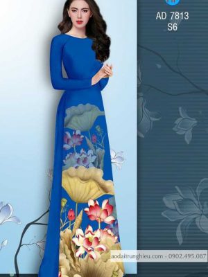 Vải áo dài Hoa Sen thiết kế 2020 AD 7813 26 1583222755 26 Vai ao dai Hoa Sen thiet ke 2020 AD 7813