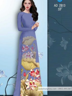 Vải áo dài Hoa Sen thiết kế 2020 AD 7813 27 1583222755 667 Vai ao dai Hoa Sen thiet ke 2020 AD 7813