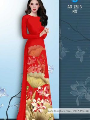 Vải áo dài Hoa Sen thiết kế 2020 AD 7813 28 1583222755 741 Vai ao dai Hoa Sen thiet ke 2020 AD 7813