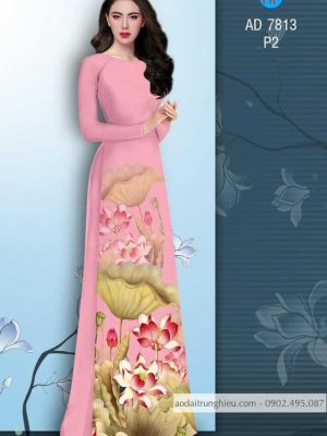 Vải áo dài Hoa Sen thiết kế 2020 AD 7813 24 1583222755 908 Vai ao dai Hoa Sen thiet ke 2020 AD 7813