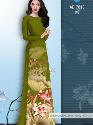 Vải áo dài Hoa Sen thiết kế 2020 AD 7813 33 1583222756 577 Vai ao dai Hoa Sen thiet ke 2020 AD 7813