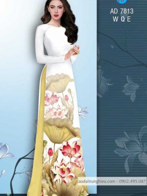 Vải áo dài Hoa Sen thiết kế 2020 AD 7813 30 1583222756 663 Vai ao dai Hoa Sen thiet ke 2020 AD 7813