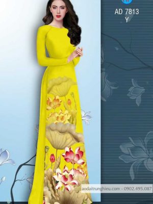 Vải áo dài Hoa Sen thiết kế 2020 AD 7813 32 1583222756 793 Vai ao dai Hoa Sen thiet ke 2020 AD 7813