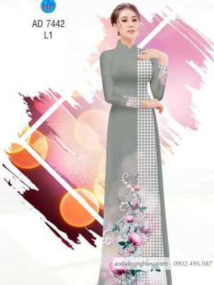 1583316146 13 Vai ao dai Soc caro va hoa thiet ke 2020