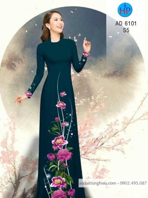 1583316406 323 Vai ao dai Hoa in 3D thiet ke 2020 AD