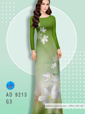 Vải áo dài Hoa Sứ trắng thanh tú kiểu mới AD 9213 23 1583405892 264 Vai ao dai Hoa Su trang thanh tu kieu moi
