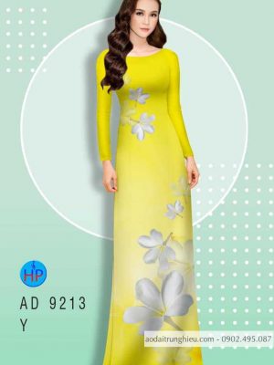 Vải áo dài Hoa Sứ trắng thanh tú kiểu mới AD 9213 29 1583405892 447 Vai ao dai Hoa Su trang thanh tu kieu moi