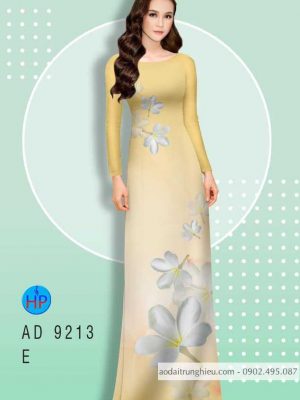 Vải áo dài Hoa Sứ trắng thanh tú kiểu mới AD 9213 24 1583405892 563 Vai ao dai Hoa Su trang thanh tu kieu moi