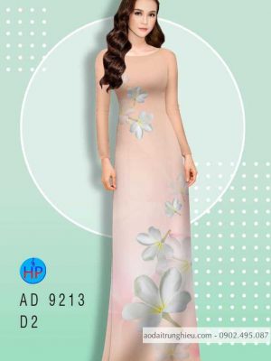 Vải áo dài Hoa Sứ trắng thanh tú kiểu mới AD 9213 26 1583405892 725 Vai ao dai Hoa Su trang thanh tu kieu moi