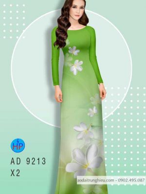 Vải áo dài Hoa Sứ trắng thanh tú kiểu mới AD 9213 31 1583405892 79 Vai ao dai Hoa Su trang thanh tu kieu moi