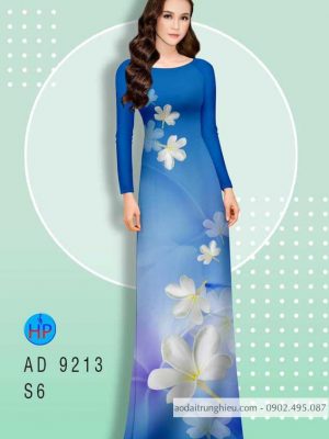 Vải áo dài Hoa Sứ trắng thanh tú kiểu mới AD 9213 33 1583405892 811 Vai ao dai Hoa Su trang thanh tu kieu moi