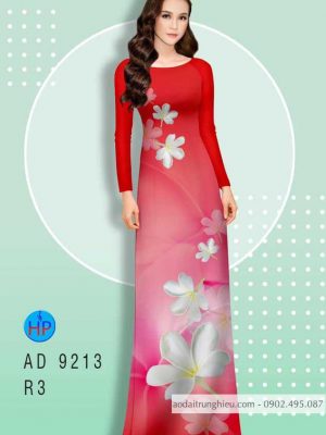 Vải áo dài Hoa Sứ trắng thanh tú kiểu mới AD 9213 35 1583405893 273 Vai ao dai Hoa Su trang thanh tu kieu moi