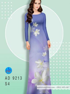 Vải áo dài Hoa Sứ trắng thanh tú kiểu mới AD 9213 34 1583405893 744 Vai ao dai Hoa Su trang thanh tu kieu moi