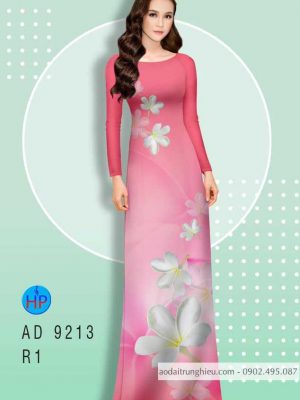 Vải áo dài Hoa Sứ trắng thanh tú kiểu mới AD 9213 37 1583405893 863 Vai ao dai Hoa Su trang thanh tu kieu moi