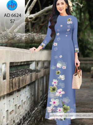 1583546501 115 Vai ao dai hoa in 3D thiet ke 2020 AD