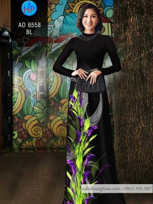 Vải áo dài Loa kèn tím kiểu mới AD 6558 32 1583738245 518 Vai ao dai Loa ken tim kieu moi AD 6558