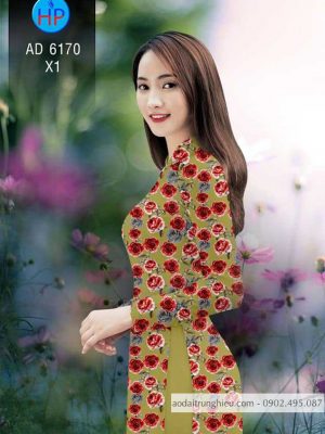Vải áo dài hoa Hồng nhung kiểu mới AD 6170 24 1583741844 256 Vai ao dai hoa Hong nhung kieu moi AD 6170