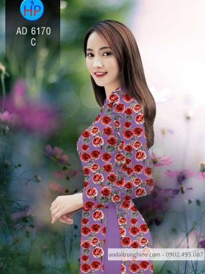 Vải áo dài hoa Hồng nhung kiểu mới AD 6170 23 1583741844 288 Vai ao dai hoa Hong nhung kieu moi AD 6170