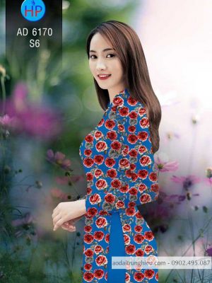 Vải áo dài hoa Hồng nhung kiểu mới AD 6170 35 1583741845 386 Vai ao dai hoa Hong nhung kieu moi AD 6170