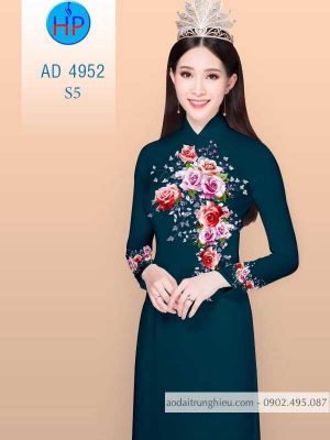 Vải áo dài hoa Hồng 8/3 kiểu mới AD 4952 23 1583742051 167 Vai ao dai hoa Hong 83 kieu moi AD 4952