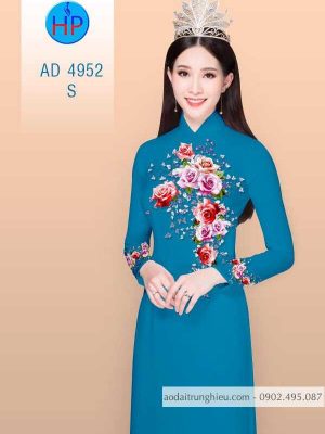 Vải áo dài hoa Hồng 8/3 kiểu mới AD 4952 34 1583742051 347 Vai ao dai hoa Hong 83 kieu moi AD 4952