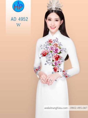 Vải áo dài hoa Hồng 8/3 kiểu mới AD 4952 31 1583742051 509 Vai ao dai hoa Hong 83 kieu moi AD 4952