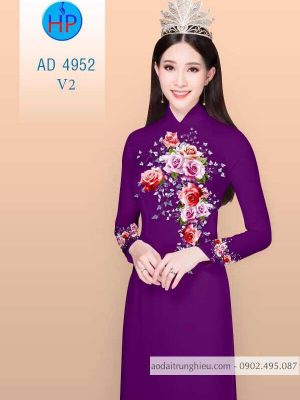 Vải áo dài hoa Hồng 8/3 kiểu mới AD 4952 37 1583742052 740 Vai ao dai hoa Hong 83 kieu moi AD 4952