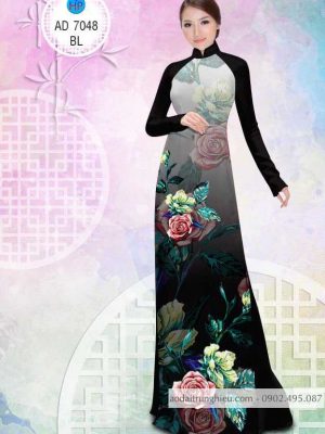 1583742198 264 Vai ao dai Hoa hong ruc ro thiet ke 2020