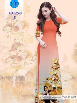 1583742311 4 Vai ao dai Co gai va hoa sen moi ra