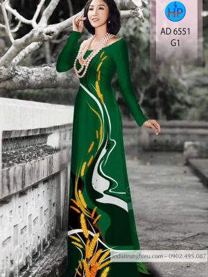 Vải áo dài Hoa Lúa thiết kế 2020 AD 6551 21 1583742419 517 Vai ao dai Hoa Lua thiet ke 2020 AD 6551