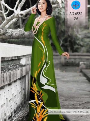 Vải áo dài Hoa Lúa thiết kế 2020 AD 6551 28 1583742419 819 Vai ao dai Hoa Lua thiet ke 2020 AD 6551