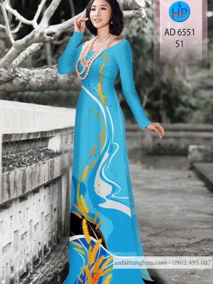 Vải áo dài Hoa Lúa thiết kế 2020 AD 6551 36 1583742420 987 Vai ao dai Hoa Lua thiet ke 2020 AD 6551