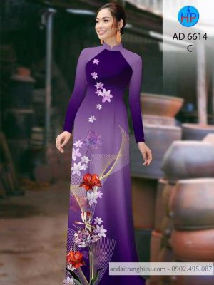 Vải áo dài Hoa in 3D thiết kế 2020 AD 6614 32 1583743474 388 Vai ao dai Hoa in 3D thiet ke 2020 AD