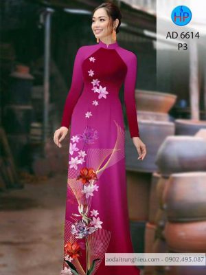 Vải áo dài Hoa in 3D thiết kế 2020 AD 6614 29 1583743474 556 Vai ao dai Hoa in 3D thiet ke 2020 AD