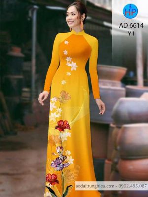Vải áo dài Hoa in 3D thiết kế 2020 AD 6614 37 1583743474 801 Vai ao dai Hoa in 3D thiet ke 2020 AD