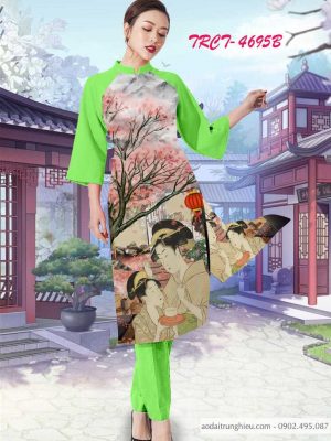 Vải áo dài cách tân cô gái nhât kiểu mới AD TRCT 4695 26 1584152472 448 Vai ao dai cach tan co gai nhat kieu moi