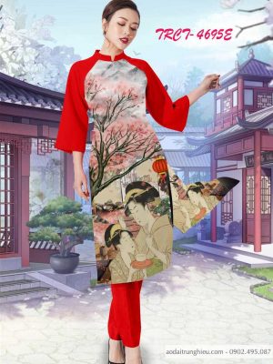 Vải áo dài cách tân cô gái nhât kiểu mới AD TRCT 4695 28 1584152472 619 Vai ao dai cach tan co gai nhat kieu moi