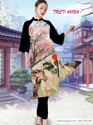Vải áo dài cách tân cô gái nhât kiểu mới AD TRCT 4695 25 1584152472 709 Vai ao dai cach tan co gai nhat kieu moi