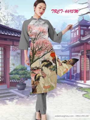 Vải áo dài cách tân cô gái nhât kiểu mới AD TRCT 4695 35 1584152473 283 Vai ao dai cach tan co gai nhat kieu moi
