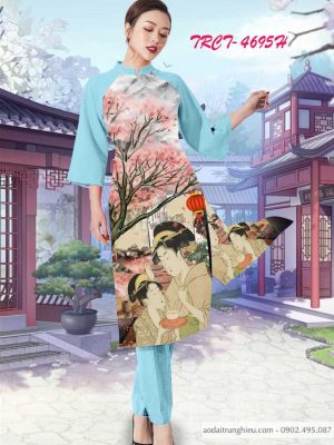 Vải áo dài cách tân cô gái nhât kiểu mới AD TRCT 4695 31 1584152473 339 Vai ao dai cach tan co gai nhat kieu moi