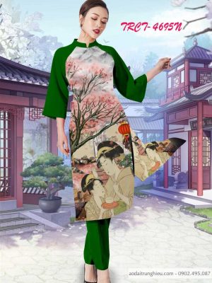 Vải áo dài cách tân cô gái nhât kiểu mới AD TRCT 4695 36 1584152473 415 Vai ao dai cach tan co gai nhat kieu moi