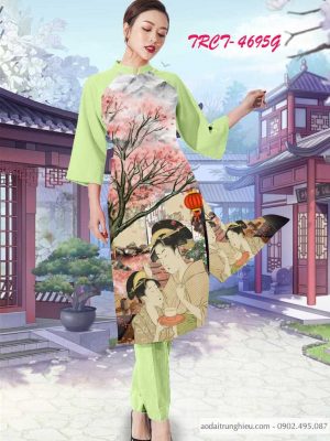 Vải áo dài cách tân cô gái nhât kiểu mới AD TRCT 4695 30 1584152473 878 Vai ao dai cach tan co gai nhat kieu moi