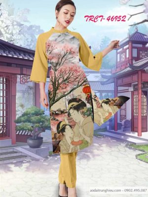 Vải áo dài cách tân cô gái nhât kiểu mới AD TRCT 4695 38 1584152474 793 Vai ao dai cach tan co gai nhat kieu moi