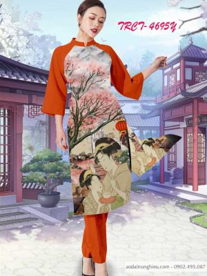 Vải áo dài cách tân cô gái nhât kiểu mới AD TRCT 4695 42 1584152475 469 Vai ao dai cach tan co gai nhat kieu moi